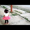 Black with Pink Hearts Beret  