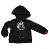 Knuckleheads - Toddler Hooded Sweatshirt Boys Black Logo Pullover Zip Up Hoodie