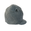 Knuckleheads - Gray Boy's Baby Visor Beanie Hat with Stripes Detail