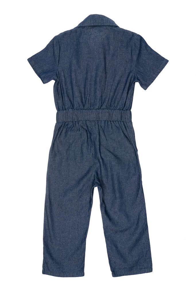 Kids' Mechanic Blue Jumpsuit Halloween Costume, Small