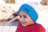 Stripe Knitted Winter Ski Beanie Red