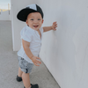 Boy's White Button Down Short Sleeve Shirt