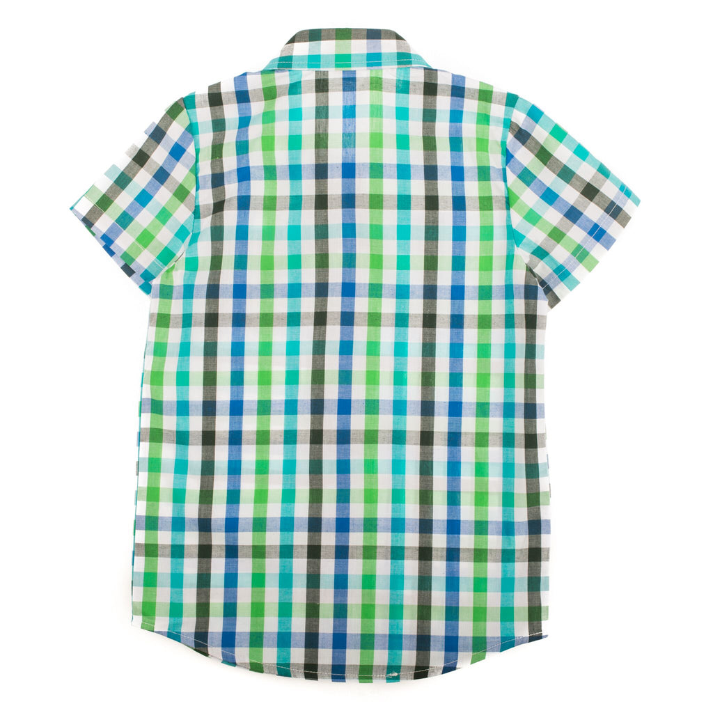 Blue and Green Easter Special Occasion Shirt